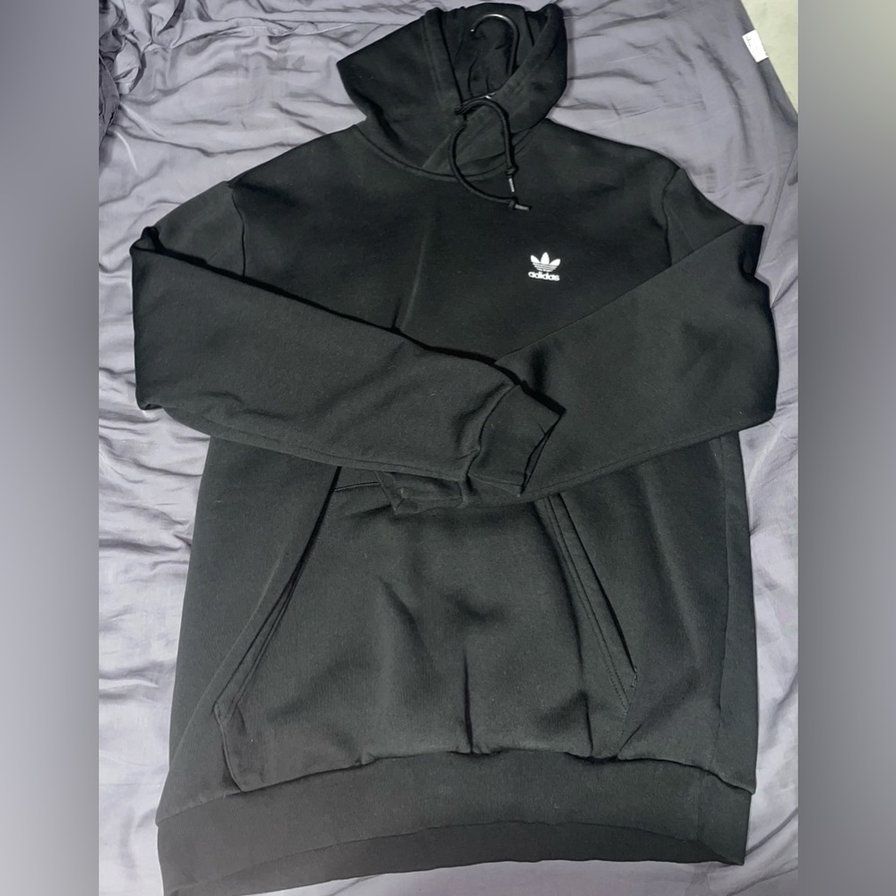 black adidas hoodie, men’s L